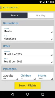 Cebu Pacific android App screenshot 4